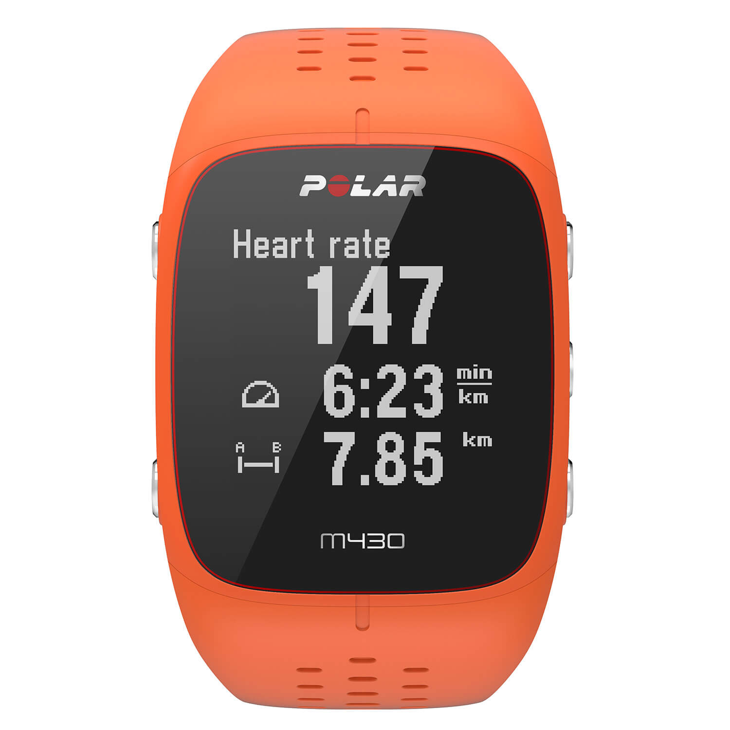 Polar Watch M430 With GPS – Back Action